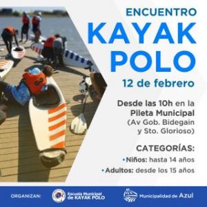 Se realizará un encuentro de kayak polo